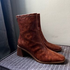 Brand New Brown Booties